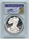 2013 W $1 Proof American Silver Eagle 1oz PCGS PR69DCAM Thomas Cleveland Native