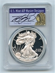 2015 W $1 Proof American Silver Eagle 1oz PCGS PR69DCAM Thomas Cleveland Native