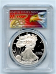 2004 W $1 Proof American Silver Eagle 1oz PCGS PR69DCAM Thomas Cleveland Eagle