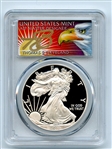 2010 W $1 Proof American Silver Eagle 1oz PCGS PR69DCAM Thomas Cleveland Eagle
