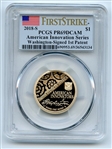 2018 S $1 American Innovation Dollar 1st Patent PCGS PR69DCAM First Strike