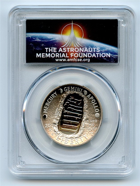 2019 S 50C Apollo 11 50th Anniversary Proof Commemorative PCGS PR69DCAM FDOI