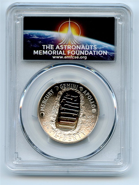 2019 S 50C Apollo 11 50th Anniversary Proof Commemorative PCGS PR70DCAM FDOI
