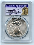 2015 $1 American Silver Eagle PCGS MS70 Thomas Cleveland Native