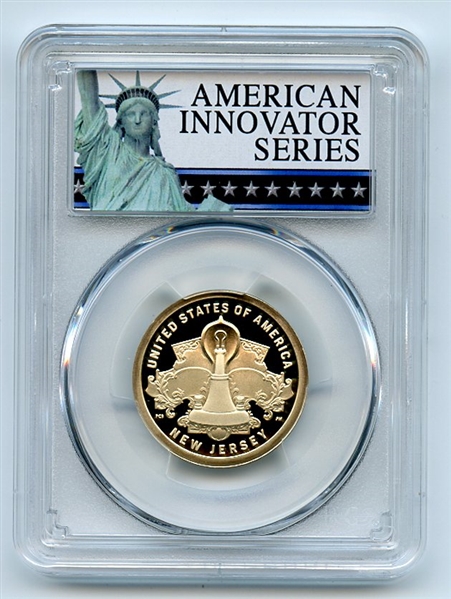 2019 S $1 American Innovation Dollar NJ Edison Light Bulb PCGS PR69DCAM Exclusive