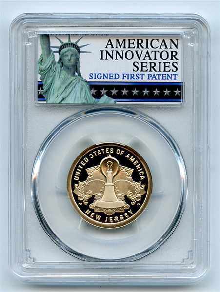 2019 S $1 American Innovation Dollar NJ Edison Light Bulb PCGS PR70DCAM Exclusive