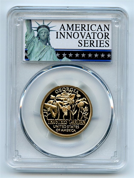 2019 S $1 American Innovation Dollar GA Trustees Garden PCGS PR70DCAM Exclusive