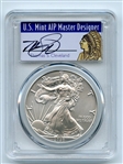 2020 $1 American Silver Eagle 1oz PCGS MS70 FDOI Thomas Cleveland Native