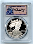 2003 W $1 Proof American Silver Eagle 1oz PCGS PR69DCAM Leonard Buckley