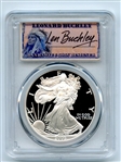 2005 W $1 Proof American Silver Eagle 1oz PCGS PR69DCAM Leonard Buckley