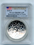2020 P $1 Basketball Hall Fame Silver Commemorative PCGS PR69DCAM First Strike