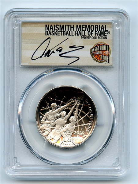 2020 S 50C Basketball Hall of Fame Commemorative PCGS PR70DCAM FS Tracy McGrady