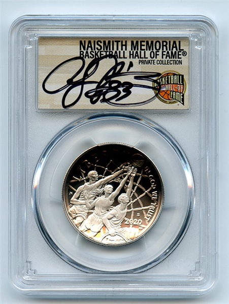 2020 S 50C Basketball Hall Fame Commemorative PCGS PR70DCAM FS Alonzo Mourning