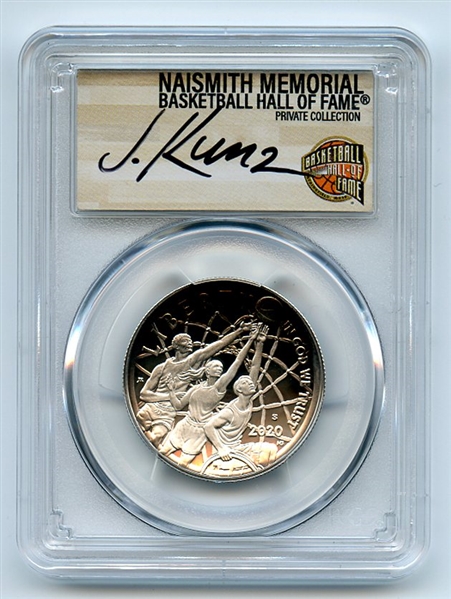 2020 S 50C Basketball Hall of Fame Commemorative PCGS PR70DCAM FDOI Justin Kunz