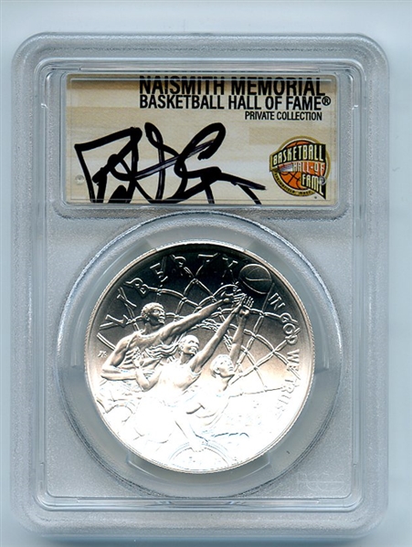 2020 P $1 Basketball Hall Fame Silver Commemorative PCGS MS70 FS Patrick Ewing
