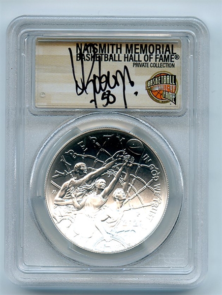 2020 P $1 Basketball Hall Fame Silver Commemorative PCGS MS70 FS David Robinson