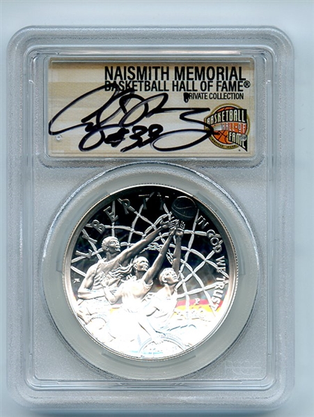 2020 P $1 Basketball Hal Fame Silver Commemorative PCGS PR70DCAM Alonzo Mourning