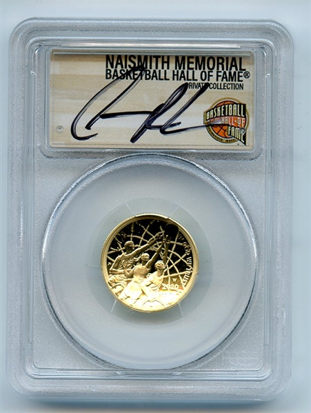 2020 W $5 Basketball Hall Fame Gold Commemorative PCGS PR70DCAM FS Dennis Rodman