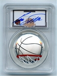 2020 P $1 Colorized Basketball Commemorative PCGS PR70DCAM FDI Dominique Wilkins