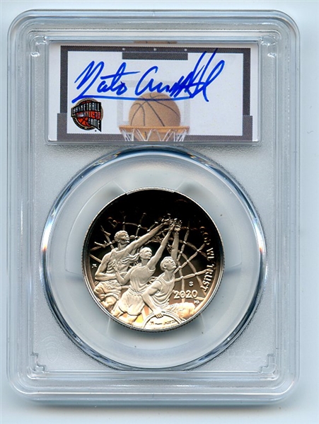 2020 S 50C Basketball Hall Fame Commemorative PCGS PR70DCAM FDOI Nate Archibald