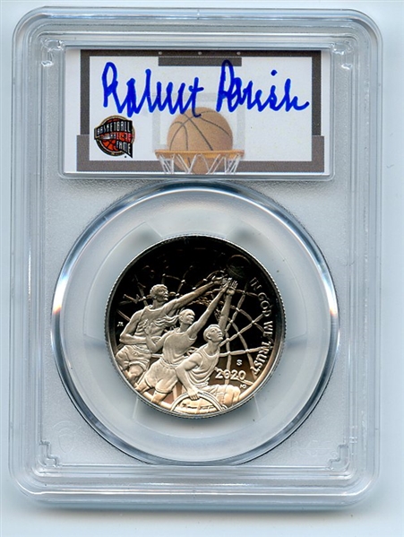 2020 S 50C Basketball Hall Fame Commemorative PCGS PR70DCAM FDOI Robert Parrish