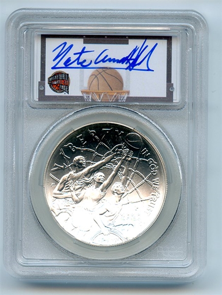 2020 P $1 Basketball Hall of Fame Silver Commem PCGS MS70 FS Nate Arichibald