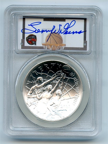 2020 P $1 Basketball Hall of Fame Silver Commemorative PCGS MS70 Lenny Wilkens