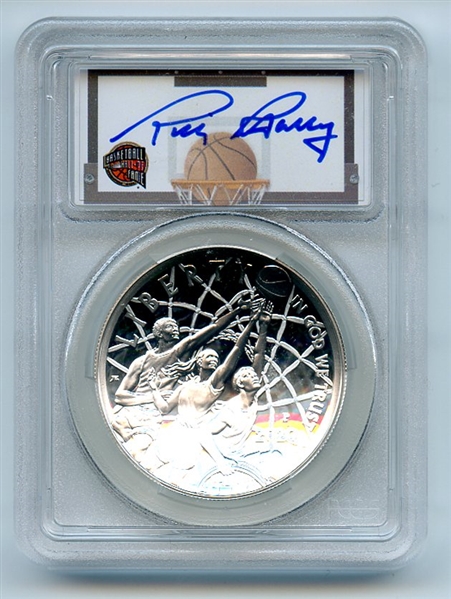 2020 P $1 Basketball Hall of Fame Silver Commemorative PCGS PR70DCAM Rick Barry