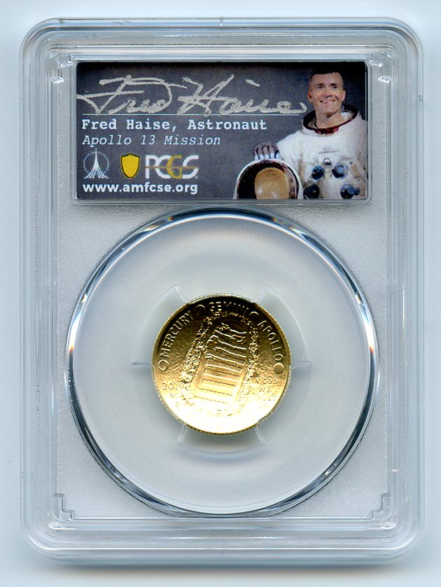 Lot Detail - 2019 W $5 Gold Apollo 11 50th Anniversary Commem PCGS MS70 ...