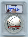 2020 P $1 Colorized Basketball HOF Commemorative PCGS PR70DCAM FDI Jamaal Wilkes