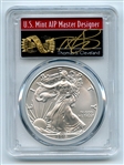 2018 $1 American Silver Eagle 1oz PCGS MS70 Thomas Cleveland Arrows