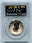 2019 S 50C Apollo 11 Commemorative PCGS PR70DCAM Legends of Life Wade Boggs