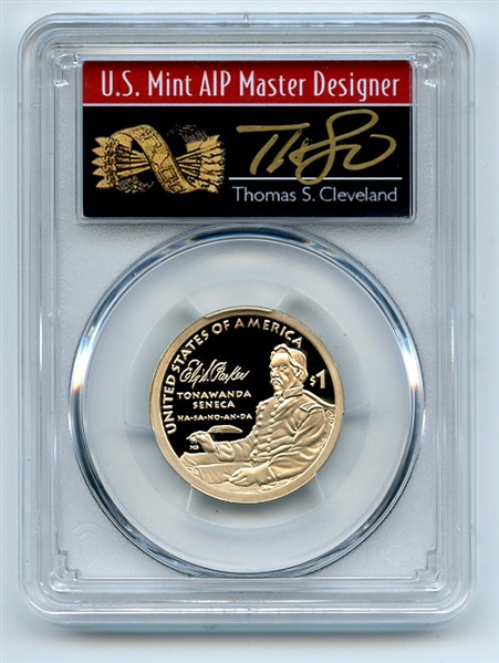 2022 S $1 Sacagawea Dollar PCGS PR70DCAM First Strike Thomas Cleveland Arrows