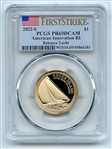 2022 S $1 American Innovation RI Reliance Yacht Dollar PCGS PR69DCAM FS
