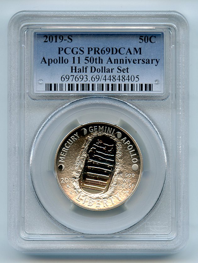 Lot Detail - 2019 S 50C Apollo 11 50th Anniversary Proof Commemorative ...