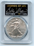 2023 $1 American Silver Eagle 1oz PCGS MS70 FS Legends of Life Billy Shaw