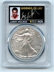 2022 $1 American Silver Eagle 1oz PCGS MS70 FDOI Legends of Life Larry Holmes