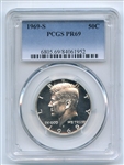 1969 S 50C Kennedy Half Dollar PCGS PR69