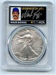 2024 $1 American Silver Eagle 1oz PCGS MS70 FDOI Legends of Life Wade Boggs