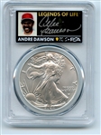 2024 $1 American Silver Eagle 1oz PCGS MS70 FDOI Legends of Life Andre Dawson