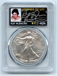 2024 $1 American Silver Eagle 1oz PCGS MS70 FDOI Legends of Life Ray Mancini