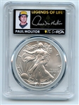 2024 $1 American Silver Eagle 1oz PCGS MS70 FDOI Legends of Life Paul Molitor