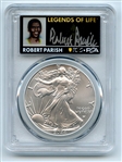 2024 $1 American Silver Eagle 1oz PCGS MS70 FDOI Legends of Life Robert Parish