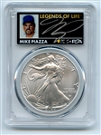 2024 $1 American Silver Eagle 1oz PCGS MS70 FDOI Legends of Life Mike Piazza