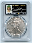 2024 $1 American Silver Eagle 1oz PCGS MS70 FS Legends of Life Rollie Fingers
