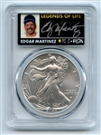 2024 $1 American Silver Eagle 1oz PCGS MS70 FS Legends of Life Edgar Martinez