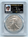 2024 $1 American Silver Eagle 1oz PCGS MS70 FS Legends of Life Jim Palmer