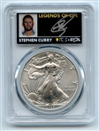2020 $1 American Silver Eagle 1oz PCGS MS70 FS Legends of Life Stephen Curry