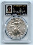 2020 $1 American Silver Eagle 1oz PCGS MS70 FS Legends of Life Robert Parish