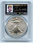 2020 $1 American Silver Eagle 1oz PCGS MS70 FS Legends of Life Paul Molitor